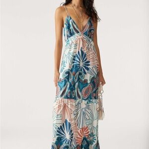 Ba&sh Joyce Dress - Turquoise